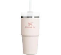 STANLEY Quencher FlowState H2.0 - Bicchiere termico sottovuoto in acciaio inox con coperchio e cannuccia, per acqua, tè freddo o caffè, frullati e altro, colore: quarzo rosa 2.0, 400 ml