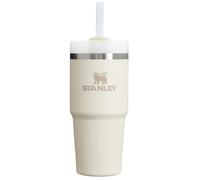 STANLEY Quencher FlowState H2.0 - Bicchiere termico sottovuoto in acciaio inox con coperchio e cannuccia, per acqua, tè freddo o caffè, frullati e altro, crema 2.0, 400 ml