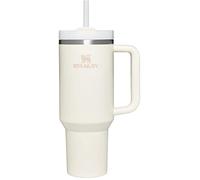 STANLEY Quencher FlowState H2.0 - Bicchiere termico sottovuoto in acciaio inox con coperchio e cannuccia, per acqua, tè freddo o caffè, frullati e altro, crema, 1134 g