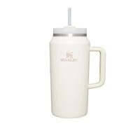 Stanley Quencher H2.0 Flowstate Borraccia Con Cannuccia 1.9L - Freddo Per 15 Ore - Con Ghiaccio Per 60 Ore - Senza BPA - Tazza Termica Con Manico - Cream