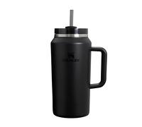 Stanley Quencher H2.0 Flowstate Borraccia Con Cannuccia 1.9L - Freddo Per 15 Ore - Con Ghiaccio Per 60 Ore - Senza BPA - Tazza Termica Con Manico - Black