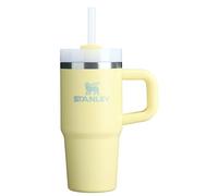STANLEY Quencher H2.0 Tumbler con manico e cannuccia, coperchio Flowstate a 3 modalità, compatibile con portabicchieri da viaggio, in acciaio inossidabile, isolato, senza BPA, 0,4 litri, Grapefruit