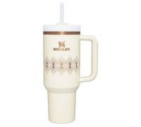 STANLEY Quencher H2.O FlowState Tumbler 40 oz Cream Gloss Deco
