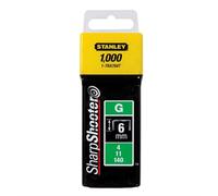 Stanley Resistente Graffette 6mm 1000 Conosciuto Anche Come Tipo 4 O 11 O 140