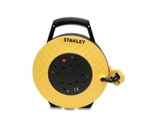 Stanley Semi-Chiusi Cavo Rocchetto 240V 13A 4-Socket+2 USB 7.5m STEC75M2USB