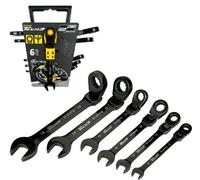 Chiavi combinate con impugnatura a cricchetto 6 pz. Stanley R4- 91- 444