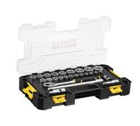 Stanley Set Bussole 1/2"D, 26 Pezzi L PRO-STACK 6 Punti STA198103
