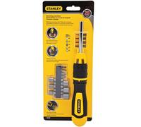 STANLEY Set di cacciaviti, multibit, cricchetto, confezione da 20 (62-574)