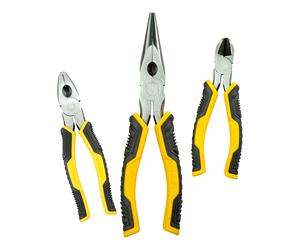 Stanley Set di pinze Control-Grip con pinze ad ago, 3pz. Quantità:1