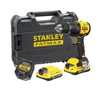 STANLEY SFMCD716D2T TRAPANO AVVITATORE A PERCUSSIONE BRUSHLESS V20 2x 2.0 AH