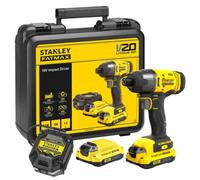 STANLEY SFMCF800C2K Impact Wrench V20 18V 2x 1.5Ah 165Nm