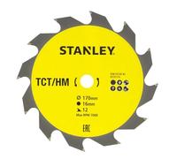 LAMA PER SEGA CIRCOLARE 'DENTI GRANDI' ø 170 mm - foro 16 mm STANLEY