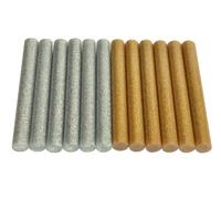 STANLEY STA170437 Ricariche Stick Colla, 11.3 x 100 mm, Oro, Argento, Set di 12 pz