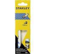 Stanley STA22132-XJ Lame Seghetto Alternativo Sottile BIM 152 mm Metallo 2 Pezzi