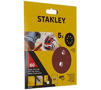 STANLEY STA32027-XJ SET 5 Dischi velcro x rotorbitale 125 mm. grana 60