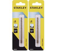 STANLEY STA50112-QZ Punta al COBALTO 6 mm. (Confezione da 2)