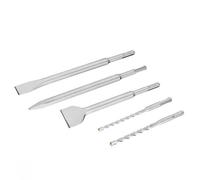 STANLEY STA54400-XJ Set Scalpelli 3pz + 2 Punte SDS-Plus Alta Qualità