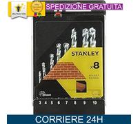 STANLEY STA56040-QZ Cassetta 8 punte: 3-10 x 1.0