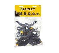 Stanley Morsetti a molla STHT0-83094 Set 16 varie misure rivestimento ganascia nero