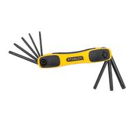 STANLEY STHT71802 - Set di chiavi esagonali pieghevoli a forma di stella, 8 pezzi