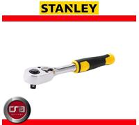 Stanley STMT82663-0 Cricchetto Attacco 1/4", Nero, Cliquet (G7d)