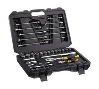 Stanley STMT82832-1 Set Chiavi a Bussola e Chiavi Combinate 41 Pezzi 1/4" e 1/2"