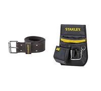 Stanley STST1-80119 Cintura in cuoio per foderi porta utensili & 1-96-181 Fodero