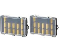 STANLEY STST81680-1 Organizer Porta minuteria, Trasparente (Confezione da 2)