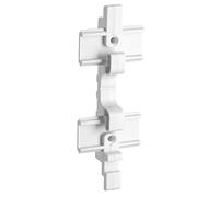 STANLEY STST82610-1 Set 4 Connettori per Binari Track Wall, Bianco
