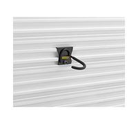 STANLEY STST82616-1 Gancio Verticale per Biciclette Track Wall, Nero