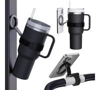 Stanley - Supporto magnetico per telefono e bottiglia d'acqua con cinturino in velcro, per Stanley, Yeti, Owala Tumbler, palestra, passeggino e viaggio da 16 a 60 once