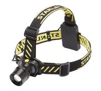 Stanley SXLS50101E - Torcia da testa a LED regolabile, in alluminio, 3 W, colore: nero e giallo
