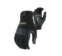STANLEY SY800 Guanti Antivibranti in Pelle di Capra, Taglia Large