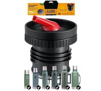 Stanley Thermos Stopper di ricambio per yerba mate drinking - Convertire il thermos Stanley in Pico Mate/Pico cebador Stopper con flusso ad alta precisione (compatibile 1.1QT, 1.5QT, 2QT) (rosso)