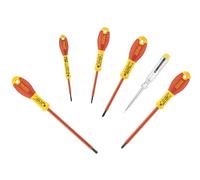 Stanley Tools - FatMax® VDE Insulated Phillips & Parallel Screwdriver Set di 6