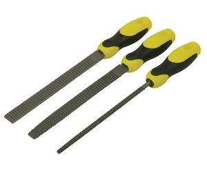 Stanley Tools - Rasp Set 3 pezzi Round 1/2 Round Flat 200mm (8 pollici)