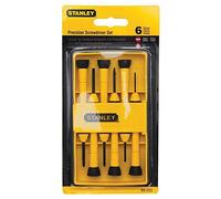 Stanley 0-66-052 Set di cacciaviti 6 pezzi, Lama Nera Ossidata