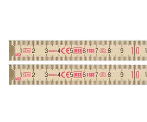 Stanley Tools - Wooden Folding Rule 2m