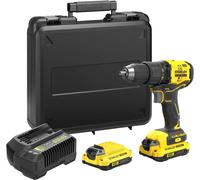 Stanley Trapano Avvitatore a Percussione 18V 2x Batterie 2.0Ah SFMCD710D2K-QW