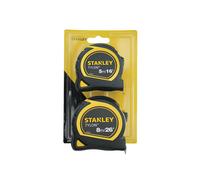 Stanley® Tylon™ Metro A Nastro 5M/16Ft + 8M/26Ft (Confezione Doppia) STA998985