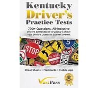 Stanley Vast Kentucky Driver's Practice Tests (Tascabile)