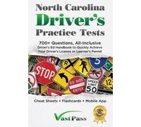 Stanley Vast North Carolina Driver's Practice Tests (Tascabile)