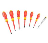 Stanley VDE Screwdriver Set 7 Pezzi a Incastro & Pozi & Tensione Tester