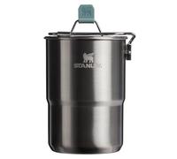 Stanley Wildfare Go - Set di 4 pentole in acciaio inox da 2 tazze, pentola e coperchio con manico pieghevole e bloccabile, elementi essenziali per la tua cucina da campeggio