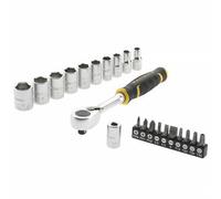 Stanley Set Chiavi A Bussola 1 2" 21 Pezzi Nero Fmmt82681-0