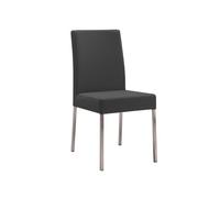 Stanmore 1K, Sedia, Supporto Acciaio Inox, Fodera Nero (31529/28002)