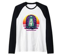 Stanno arrivando Gli Alieni Divertente UFO Alien Believer Maglia con Maniche Raglan