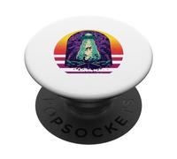 Stanno arrivando gli alieni Divertente Ufo Alien Believer PopSockets PopGrip Adesivo