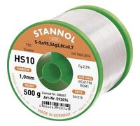 Stannol 593042 Filo saldatura senza piombo HS10 2510 Bobina 500 g