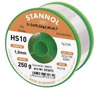 Stannol 593321 Filo saldatura senza piombo HS10 2510 Bobina 250 g